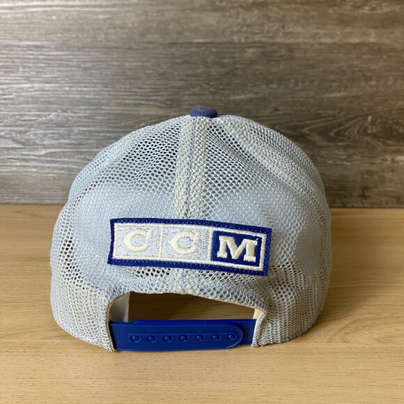 Toronto Maple Leafs Hat Cap Snapback Blue CCM Pro OK'd NHL Hockey - Picture 5 of 10